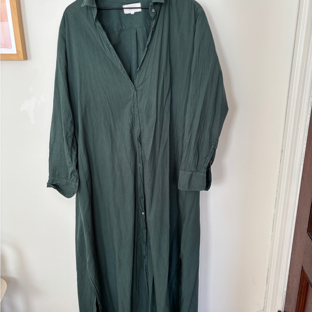 XiRENA Dark Green Boden Shirt Dress (discontinued color)